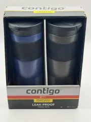 Contigo 2-Pack 20 oz SNAPSEAL Leak-Proof Stainless Steel Travel Mug Hot/Cold