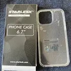 Starlesk Designed for iPhone 14 Pro Max Case Crystal Clear Shockproof Protection