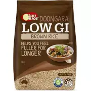 Sunrice Doongara Low Gi Brown Rice Pouch 1kg