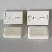 Crabtree & Evelyn Citron Honey & Coriander Gentle Face Bar + Cleansing Bath Bar