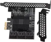 Pcie SATA Card 8 Port, 6Gbps PCI Express X1, 8 X SATA3.0 Expansion Card Support