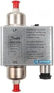 Oil Differential Pressure Switch (Range: 0.3 to 4.5 Bar) for HCFC, Non Flammable HFC Refrigerants and Air Conditioning Plant