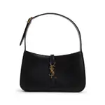 [Saint Laurent] Saint Laurent-Black Leather Le 5 à 7 Hobo Bag-Donna OS OS