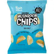 Real Naturals Shiitake Mushroom Chips Sea Salt 32g (Pack of 12)