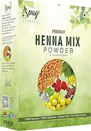Spag Herbals Hair Growth, Hair fall, Dandruff Control, Hair Straightening,Henna Mix Powder With Bhringraj, Shikakai, Hibiscus, Neem, Methi Powder For Hair 250 gms