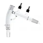 Summit Reseach Short Path Distillation Head 24mm. Curved Jacketed Apparatus