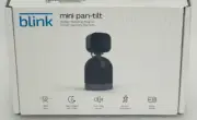 Blink Mini Pan-Tilt Rotating Indoor Plug-in Smart Security Camera, NEW/SEALED