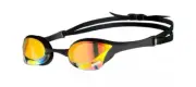 NEW Arena Unisex Cobra Ultra Swipe Mirror Lens Swim Goggles Yellow Copper/Black