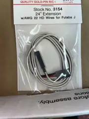MPI MAXX 3154 24" Extension w/AWG 22 HD Wires for Futaba J •