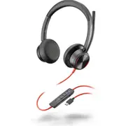 HP Poly Blackwire 8225 USB-C/A Wired On-Ear Active Noise Cancelling Headset - Teams Certified Noise-Canceling Mic / Hybrid ANC / Busy Light / In-line Control [8X225AA]