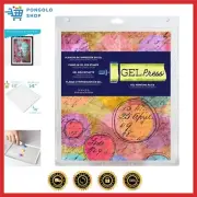 Monoprinting Print Plate - 12” X 14” Gel Plate - Printmaking Supplies - Reusa...
