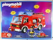 Playmobil Fire&Police 5716 Lighted Pumper Fire Truck from 2002 NISB
