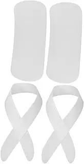 [AKOOSY] 2set Kimono Accessories Board Collar Kimonos Wedding Celebration Favors Sash Liners Binder Clips Orange Belt Spout Lining Holder Kimono Belt The Wire Strainer Rack Net White Cotton