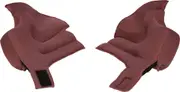 Schuberth C3 Pro Ladies Cheek Pads, red, Size 50 51 for Women