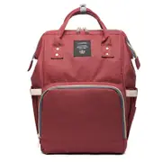 Multi-Function Baby Bag Diaper Bag Maternity Bag Mommy Bag Nappy Bag Stroller Bag Travel Backpack,Winered
