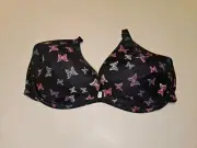 Victoria's Secret Pink Wear Everywhere Lightest Lined Bra 38DD Butterflies NWT