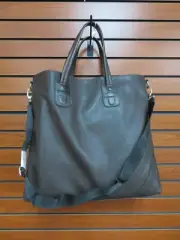 NEIL BARRETT BIG LEATHER SHOULDER BAG FOR MEN MADE IN ITALIA Free Shipping!!