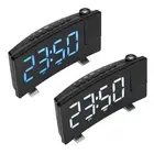 Bedroom Digital Alarm Clock Projection On Ceiling Wall USB Powered Alarm Clock