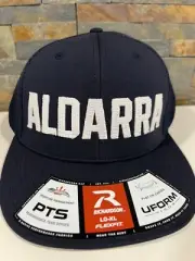 Aldarra Golf Club Logo Fitted Mesh Hat~ L/XL ~ Navy Blue ~ NEW