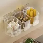 Plastic Toilet Storage Basket Punch Free Cosmetic Storage Box