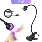 Gooseneck Nail Dryer Light USB LED Nail Lamp UV Curing Light Beauty Shop
