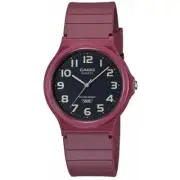 Casio Unisex MQ-24UC-4B MQ24UC-4B Black dial Red Resin strap Watch