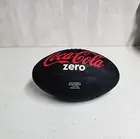 NEW RARE COLLECTABLE Coca Cola Zero RUGBY LEAGUE Promotional Rubber Football