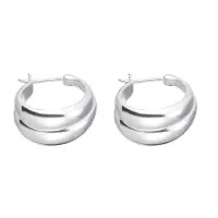 在飛比找momo購物網優惠-【Georg Jensen 喬治傑生】CURVE 耳環