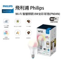 在飛比找momo購物網優惠-【Philips 飛利浦】Wi-Fi WiZ 智慧照明 8W