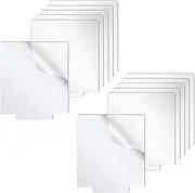 Acrylic Sheet Clear Cast for LED Light Base Table Signs DIY Display Projects Craft LED Lights for Projects 12 Pieces