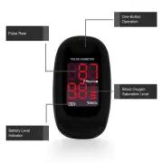 Finger pulse oximeter LED Blood Oxygen Heart Rate Spo2 patient Monitor CMS50m