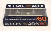 TDK AD-X 60 Blank Audio Cassette Tape (Sealed) New!