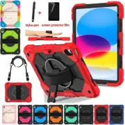 For iPad 5/6/7/8/9/10th Gen Air Pro Mini 7 Case Kids Heavy Duty Shockproof Cover