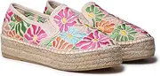 [TONI PONS] Pola Embroidered Closed Cotton Espadrilles, Multi-Colour