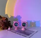 Mini Sunset Light Atmosphere Projector LED Rainbow Table Lamp USB Night Lamp for