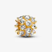 *BRAND NEW* Pandora Moments 14K Gold Plated Sparkling CZ Round Charm 763234C01