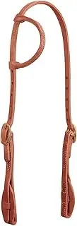 Weaver Leather ProTack Quick Change Browband Headstall Features Leather Tab Bit Ends