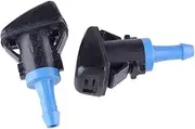 WGQGQ 2 Pcs Windshield Wiper Washer Nozzle,Fit For Chrysler, 200,Fit for Dodge, Challenger Avenger 2011-2014 68024312AB Windscreen Washer Spray Head