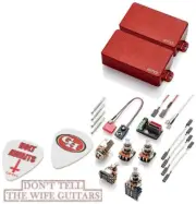 EMG GH Set Gary Holt Red 81 + 89R Active Humbucker Pickup Set Short Shaft Pots