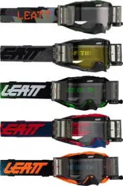 Leatt Velocity 6.5 Roll-Off Goggle - Motocross Dirt Bike Offroad ATV