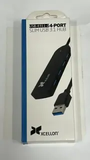 Xcellon USB‑4311‑2 4‑Port Slim USB 3.1 Gen 1 Hub Brand New