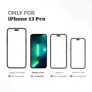 iPhone 13 Pro Compatible Case Cover With Transparent Camera Lens Protection And Compatible With MagSafe Technology - Pink