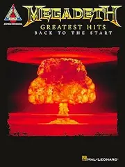 Hal Leonard Megadeth Greatest Hits Back to the Start Book