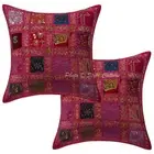 Indian Home Decor Patchwork Cushion Cover Throw Handmade Pillow Case Cover