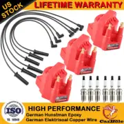 Ignition Coil & Spark Plug & Wire Set For Chevy Impala MonteCarlo Pontiac DR39