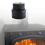 Stovepipe Adaptor Fireplace Accessory Heat Resistant Stove Pipe Reducer