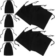 MOBUTOFU 25pcs Velvet Drawstring Bags Earrings Pouch Jewelry Earrings Storage Party Favor Bags