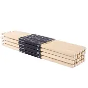 Drum Sticks 5A Classic Maple Wood Drumsticks Wood Tip For Drummers 12 Pairs