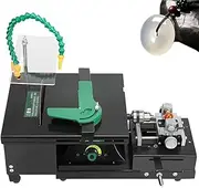Multifunctional Lapidary Table Saw, 1850W Bench Lathe Polishing Buffer Machine, 800-12000 R/min Jewelry Lapidary Saw for Cutting Rocks, Rock Gem and Jewelry Buffer Polisher,for Crafts