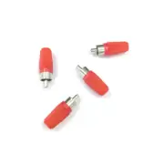 30pcs Male RCA Connector Wire RCA Injection molding speaker audio adapter NEW